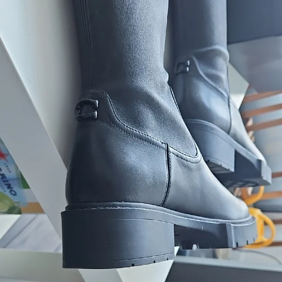 NWT Coach Lisa Boot - Black Over-the-Knee Boot - Picture 7 of 15